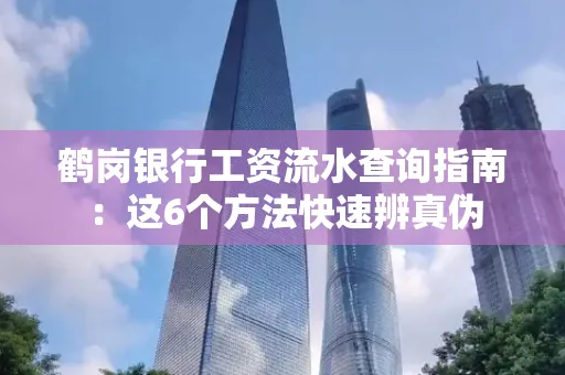 鹤岗银行工资流水查询指南:这6个方法快速辨真伪