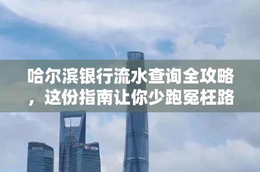 哈尔滨银行流水查询全攻略,这份指南让你少跑冤枉路