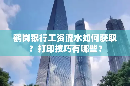 鹤岗银行工资流水如何获取?打印技巧有哪些?