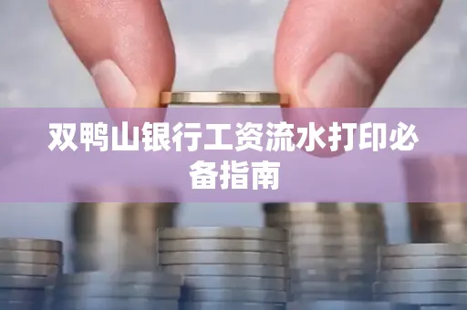 双鸭山银行工资流水打印必备指南