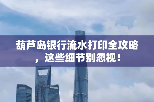 葫芦岛银行流水打印全攻略,这些细节别忽视!