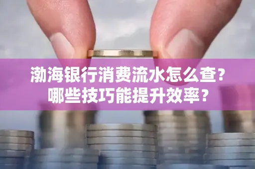 渤海银行消费流水怎么查？哪些技巧能提升效率？