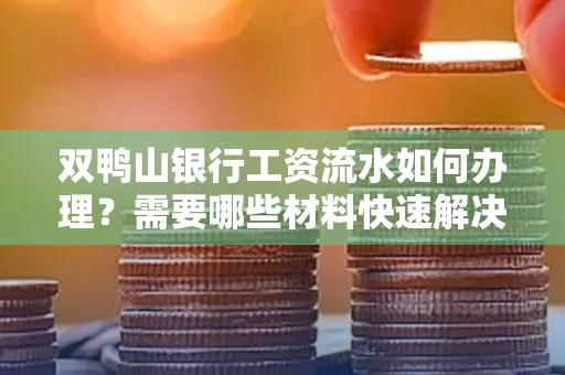双鸭山银行工资流水如何办理？需要哪些材料快速解决
