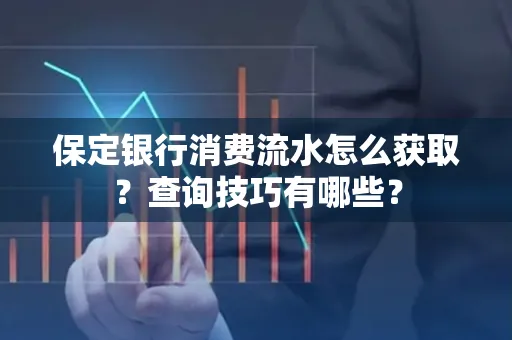 保定银行消费流水怎么获取？查询技巧有哪些？