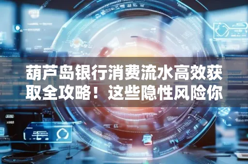 葫芦岛银行消费流水高效获取全攻略!这些隐性风险你必须知道