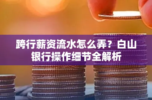 跨行薪资流水怎么弄?白山银行操作细节全解析