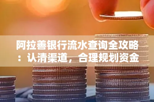 阿拉善银行流水查询全攻略:认清渠道,合理规划资金流动技巧