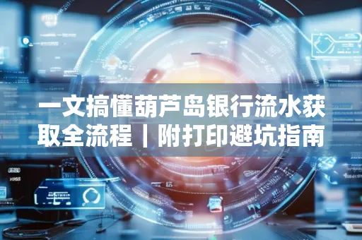 一文搞懂葫芦岛银行流水获取全流程|附打印避坑指南