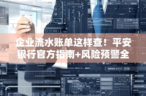 企业流水账单这样查!平安银行官方指南+风险预警全收录