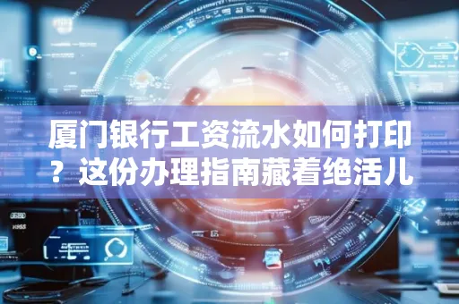 厦门银行工资流水如何打印?这份办理指南藏着绝活儿!