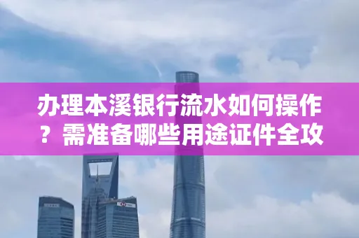办理本溪银行流水如何操作?需准备哪些用途证件全攻略?