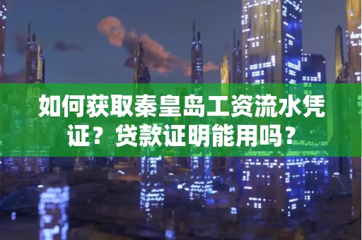 如何获取秦皇岛工资流水凭证？贷款证明能用吗？