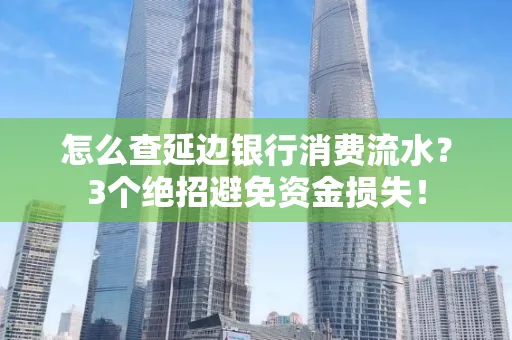 怎么查延边银行消费流水？3个绝招避免资金损失！